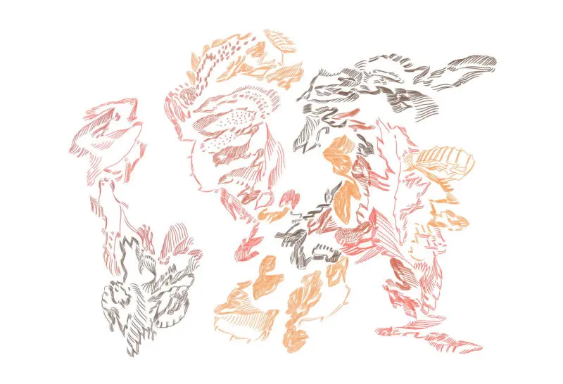 703_Christine-Leins_Filzstift auf Leinwand_o.T._2017_60x50cm